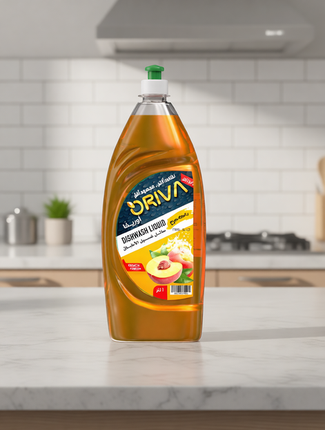 سائل تنظيف الاطباق برائحة الخوخ , سعة 1 لتر